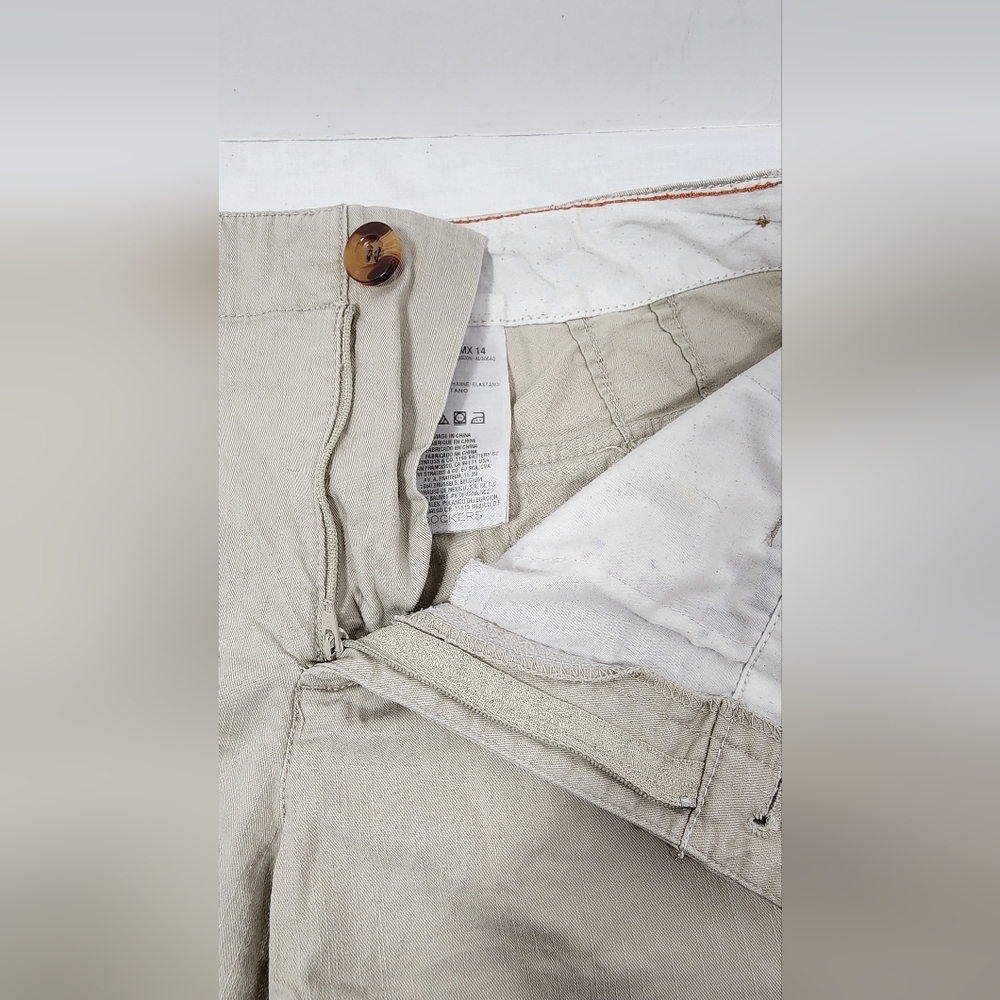 ❤️ DOCKERS WOMEN'S CHINO KHAKI SHORTS SIZE 12 ❤️ - Picture 5 of 13